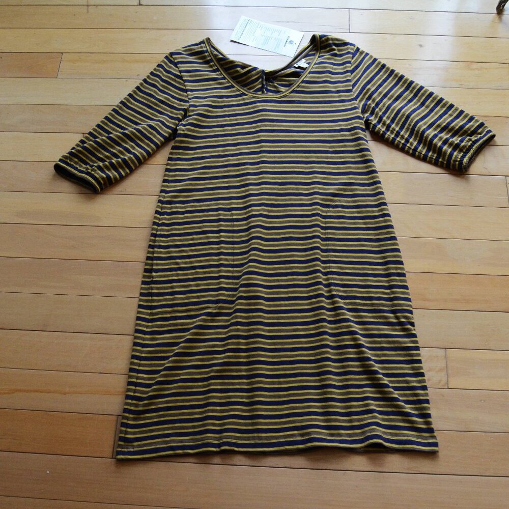 pact easy slub twist back dress size M